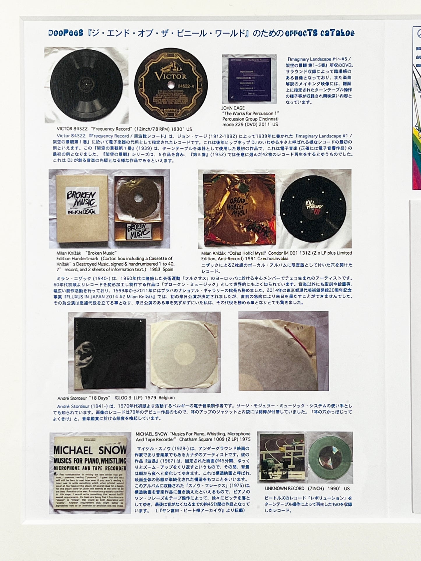 DOOPEES  ”THE END OF THE VINYL WORLD”